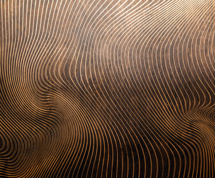 wood texture with lasered pattern